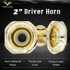 Vander – klaxon de sortie Audio Super fort de 2 pouces, résistant aux UV, finition chromée, Tweeter rond, klaxon de pilote pour voiture, unité de systèmes musicaux - Product Image 3