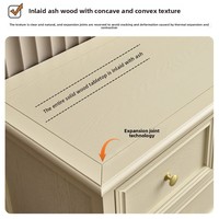 Commode à 9 tiroirs en pin massif de style campagnard américain, miroir, design luxueux, taille personnalisable, multi-usages, chambre à coucher, salon