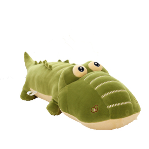 Peluche douce unisexe <span class=keywords><strong>Crocs</strong></span> en peluche jouet alligator PP siège rempli de coton brodé personnalisable ODM - Product Image 4