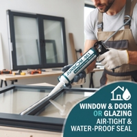 Junbom 961 Mastic silicone neutre imperméable et anti-moisissure pour la décoration intérieure de cuisine et salle de bain, colle blanche transparente OEM9614