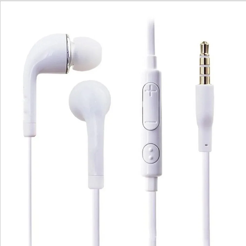 J5 3.5mm Wired Wheat Tuning In-Ear Earphone Earbud Headset with Mic for Samsung Galaxy S4 for Smartphone High Quality Headphone