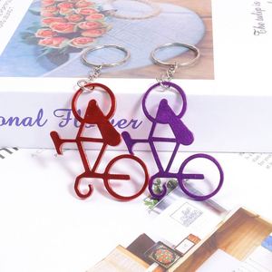 Porte-clés décapsuleur en métal avec logo personnalisé - Forme de mini vélo, outil pratique, cadeau promotionnel pour cyclistes, vente en gros - Product Image 4