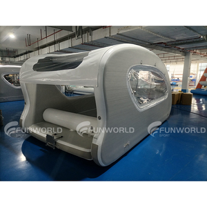 Barco de casa de nuevo diseño, barco eléctrico inflable, uso para 3-10 personas, espacio cómodo blanco y gris para sus amigos y familiares - Product Image 2