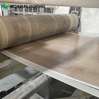 Lantai Vinyl Plank PVC 5mm untuk Interior Apartemen, Sistem Klik SPC, Tahan Air, Anti Selip, Tahan Aus, Piso PVC Interior Sistem Klik