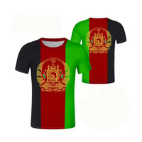 Nuoxin 2024 nouveau Style drapeau afghan T-shirt noir vêtements Afghanistan T-Shirt vêtements afghans pour femmes