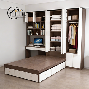 Letto a scomparsa di alta qualità, montato a parete, <span class=keywords><strong>salvaspazio</strong></span>, soluzione moderna per piccoli appartamenti - Product Image 2