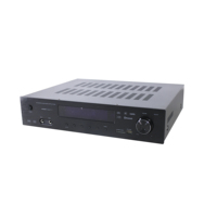 Amplificador AV Todo en Uno con Bluetooth, USB, SD, Sintonizador y Pantalla para Salas Multimedia Pequeñas
