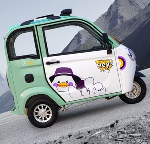 Tricycle électrique KEYU Fresh Designs à 2 portes fermées, 3 places, haute capacité, <span class=keywords><strong>1500W</strong></span>, autonomie de 90 km, pour personnes âgées - Product Image 2