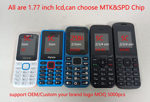 OEM 4 emplacements pour cartes Sim batterie longue durée téléphone portable Odm <span class=keywords><strong>4sim</strong></span> Quad quatre cartes Sim clavier fonctionnalité téléphones mobiles - Product Image 4