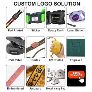 Correa de Perro LED Recargable, Impermeable IPX5, de PVC, Personalizable, con <span class=keywords><strong>6</strong></span> Colores LED y 9 Modos para Paseos Nocturnos - Product Image 5