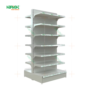 Présentoir à légumes en bois métallique fruits présentoir pour supermarché - Product Image 4