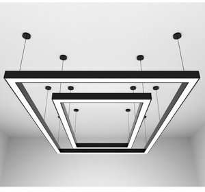 Lampada a Sospensione LED Lineare Rettangolare Moderna e <span class=keywords><strong>Semplice</strong></span> Dengbeiwang con Struttura in Metallo per Tavolo da Biliardo in Sala Biliardo - Product Image 6