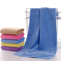 Serviette de bain en microfibre douce, tissu à la mode