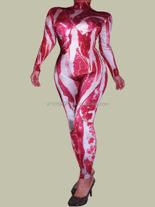 <span class=keywords><strong>Mono</strong></span> con estampado <span class=keywords><strong>de</strong></span> carne para mujer, traje <span class=keywords><strong>de</strong></span> fiesta con estampado <span class=keywords><strong>de</strong></span> animales - Product Image 5