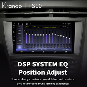 Krando Radio de coche de 9 pulgadas para <span class=keywords><strong>Toyota</strong></span> <span class=keywords><strong>Prius</strong></span> 3 2009-2015 unidad principal Android navegación GPS CarPlay inalámbrico DSP 4G tarjeta SIM autorradio - Product Image 4