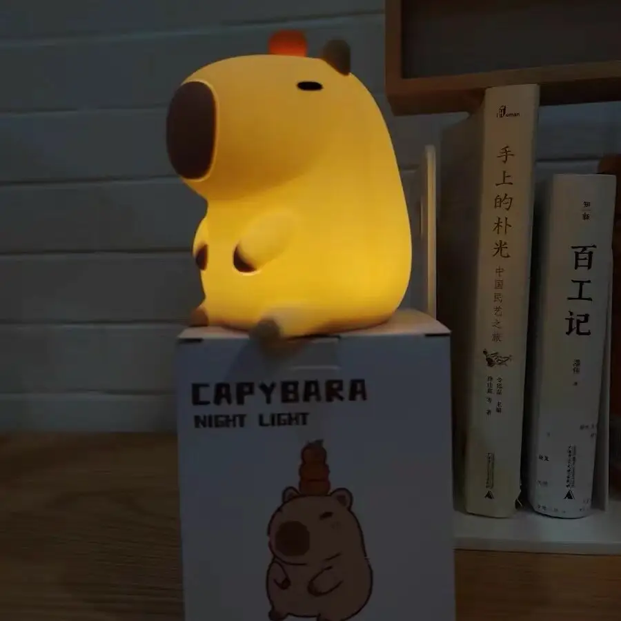 Cute Capybara Light Night Lights USB ricaricabile a forma di