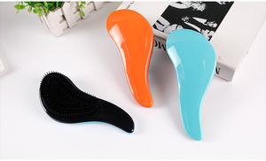 Custom LOGO Queen Style TT Detangling <b>Brush</b> No Pull <b>Hair</b> Comb Smooth <b>Hair</b> <b>Brush</b> for Women <b>Curly</b> <b>Hair</b> and Wig Styling - Product Image 2