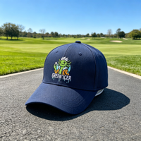 Cappello a 6 Pannelli Personalizzato con Logo, Berretto da Baseball Strutturato in Cotone Twill con Fibbia Metallica, Ricamo per Golf, Skate, Uomo, Outdoor, Viaggio, Corsa