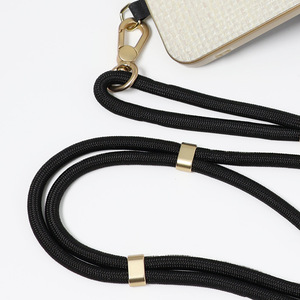 WANLISHENG Phone <b>Lanyard</b> Black <b>Polyester</b> Weaving Adjustable Neck Strap Crossbody For Mobile Phone - Product Image 3
