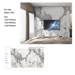 Panneau décoratif intérieur moderne classique en charbon de bambou, feuille de PVC enduite, matériau co-extrudé, étanche pour usage domestique - Product Image 4