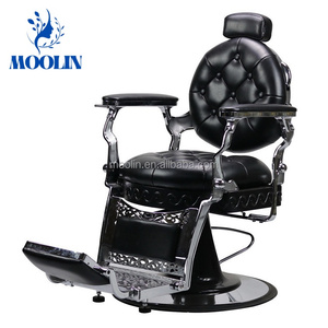 Silla de Barbero Reclinable MOOLIN, Personalizada, Resistente, Profesional, Plegable, Moderna, Negra, para Salón de Belleza, para Hombres, para Escuela - Product Image 4