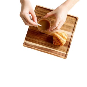 Rectangular Wooden <b>Tray</b> Japanese Acacia Wood 20x10x1.5cm 28x10x1.5cm 25x17x1.5cm 30x20x1.5cm 34x23x1.5cm For Coffee <b>Tea</b> Hotel - Product Image 5