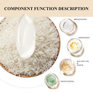 Fábrica al por mayor de arroz orgánico tónico Facial nicotinamida suero de hidratación hidratante día noche suero blanqueador de la piel para adultos - Product Image 2