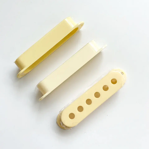 <span class=keywords><strong>Prix</strong></span> de gros d'usine 48mm 50mm 52mm Vintage White Ivory Single Coil Guitar Pickup Cover pour ST Electric Guitar - Product Image 3