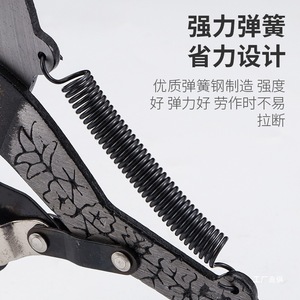 กรรไกรตัดแต่งกิ่งสแตนเลสแบบสปริง สำหรับตัดแต่งต้นไม้และเก็บเกี่ยวผลไม้ - Product Image 5