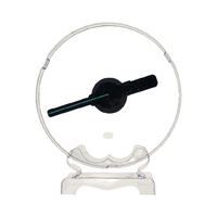 Projecteur holographique LED 3D de réalité virtuelle, ventilateur portable rechargeable, affichage holographique pour sac à dos.