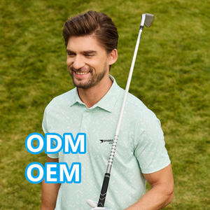 Polos de Golf pour Homme 88% Polyester 12% Spandex Creora PowerFit avec Logo Personnalisé Imprimé, Évacuation de l'Humidité, Coupe Athlétique Extensible 4 Directions - Product Image 3