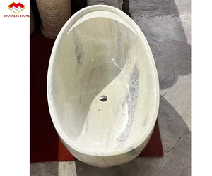 <span class=keywords><strong>Vasca</strong></span> da Bagno in Marmo Bianco di Carrara, Moderna <span class=keywords><strong>Vasca</strong></span> Freestanding in Marmo Massiccio Intagliato, <span class=keywords><strong>Vasca</strong></span> Rotonda per Bagno, Hotel e Progetti di Ville - Product Image 6
