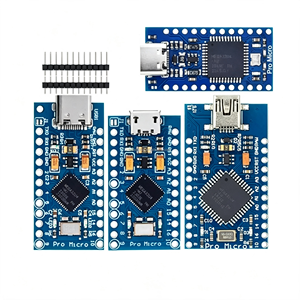 Pro Micro utilise l'Atmega32U4 avec son propre module de mise à jour USB 5V 16M pour le microcontrôleur du module de carte de développement et le bootloader. - Product Image 1