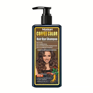 Instant Coffee Brown Hair Dye Shampoo 100% Gray Coverage Magical 15 Minutes Suitable Hair <strong>Coloring</strong> <strong>Conditioner</strong> - Product Image 6
