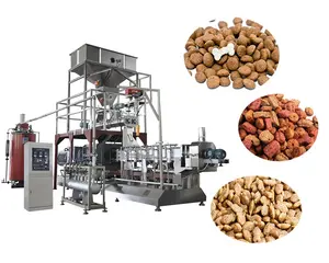 Completa Linea di Produzione Automatica A Secco Cibo Per Cani Che Fa La Macchina A Secco Cibo Per Cani Macchina Con Certificazione CE