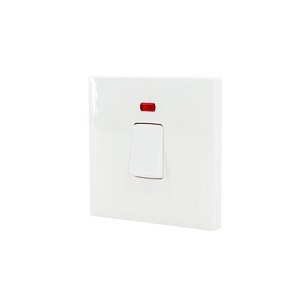 Interruptor de Pared Blanco Estándar Británico <span class=keywords><strong>SIASE</strong></span> de 20A para Calentador de Agua - Product Image 4