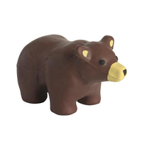 Juguete Sensorial de Oso Pardo de Material PU de Alta Resistencia para Niños de 3 a 6 Años, Venta Directa de Fábrica, Independiente