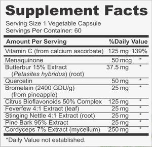 Twee Maanden Leveren Immuniteit Vitaminen Voedingssupplement Voor Volwassen Longgezondheid Ontgifting 60 Capsules/Fles Omvat - Product Image 2