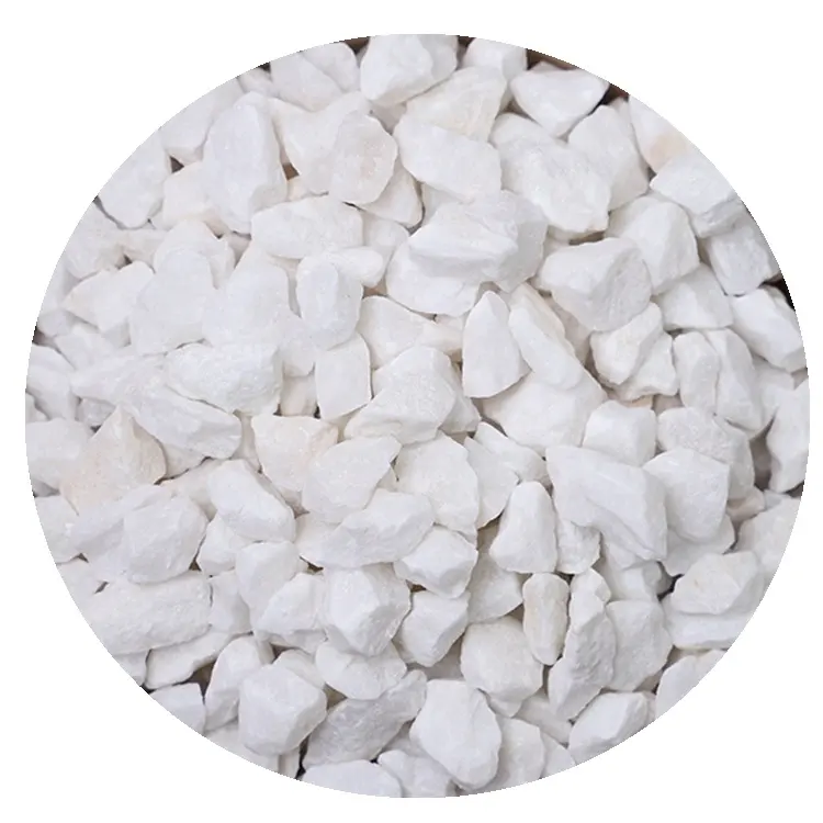 wholesale home garden landscaping crushed white marble stone terrazzo chips