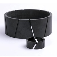 Anillo de Pistón de Compresor Reciprocante Profesional de Plástico de Carbono PEEK Relleno de PTFE, Compatible con Cualquier Tamaño de Compresor