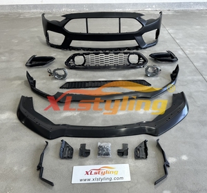 XLstyling Car Tuning Conversion Body Kit Pare-chocs avant pour <span class=keywords><strong>Ford</strong></span> <span class=keywords><strong>Mustang</strong></span> 2018-2023 M-CH 1 Pare-chocs avant avec calandre LED Light - Product Image 2