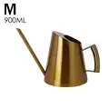 Arrosoir de jardinage européen en acier galvanisé 1,5 L, finition poudrée écologique, motif flèche dorée, couleur or cuivre, pour usage domestique - Product Image 3