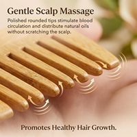 Peigne à cheveux à dents larges de haute qualité, style classique portable, pour usage domestique ou en salon, étiquette privée personnalisée, peigne à barbe en bambou fait à la main
