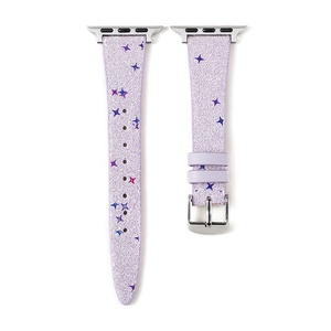 Bracelet en toile imprimé étoiles personnalisé Upro pour Apple Watch S11 S10, bracelet en tissu tendance, bracelet de montre iWatch 38-49 mm - Product Image 2