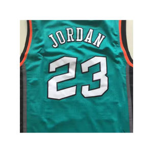 Camiseta de Baloncesto Michael 23 Verde 1996, Lista para Enviar, Mejor Calidad, Talla Grande, 100% Poliéster, Cosida - Product Image 1
