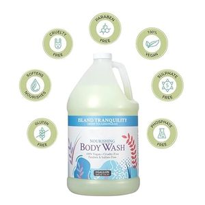 Gel Doccia Ricaricabile OEM ODM al Tè Verde ed Erba Lemongrass, Profumato, Idratante <span class=keywords><strong>e</strong></span> Nutriente per <span class=keywords><strong>Uomo</strong></span> <span class=keywords><strong>e</strong></span> Donna - Product Image 4