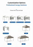 Tente de salon professionnel AlitExpo, grande tente pour événements, tissu Oxford 600D, cadre en alliage d'aluminium, résistante à l'eau, au feu et aux UV, différentes tailles