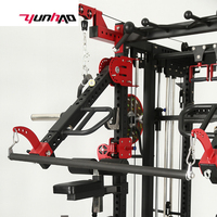 Station multifonctionnelle réglable professionnelle commerciale Squat Power Rack Cage Fitness Musculation Smith Machine