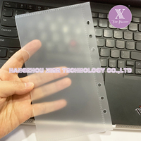 Pochettes de classement transparentes A5 A6 A7 en PP avec onglets, pages d'indexation personnalisées en plastique, pochettes pour espèces et enveloppes pour cadeaux