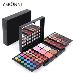 78 Colors Professional Cardboard No Brand Custom Private Label eyeshadow Palette makeup kit